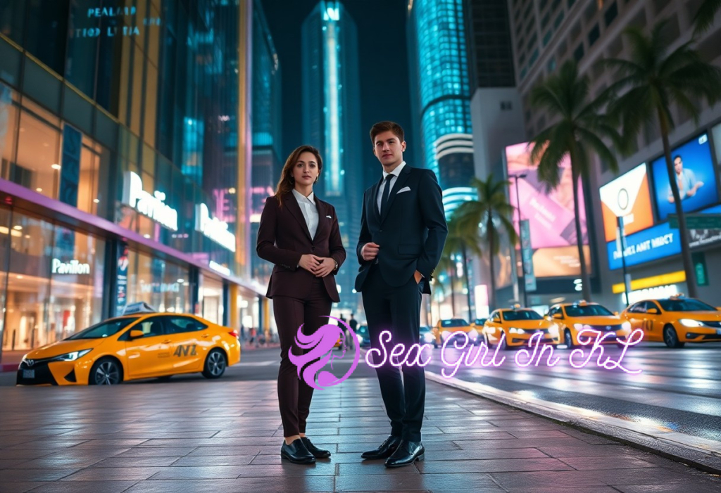 Business professionals in suits stand on a city street with yellow taxis and skyscrapers.