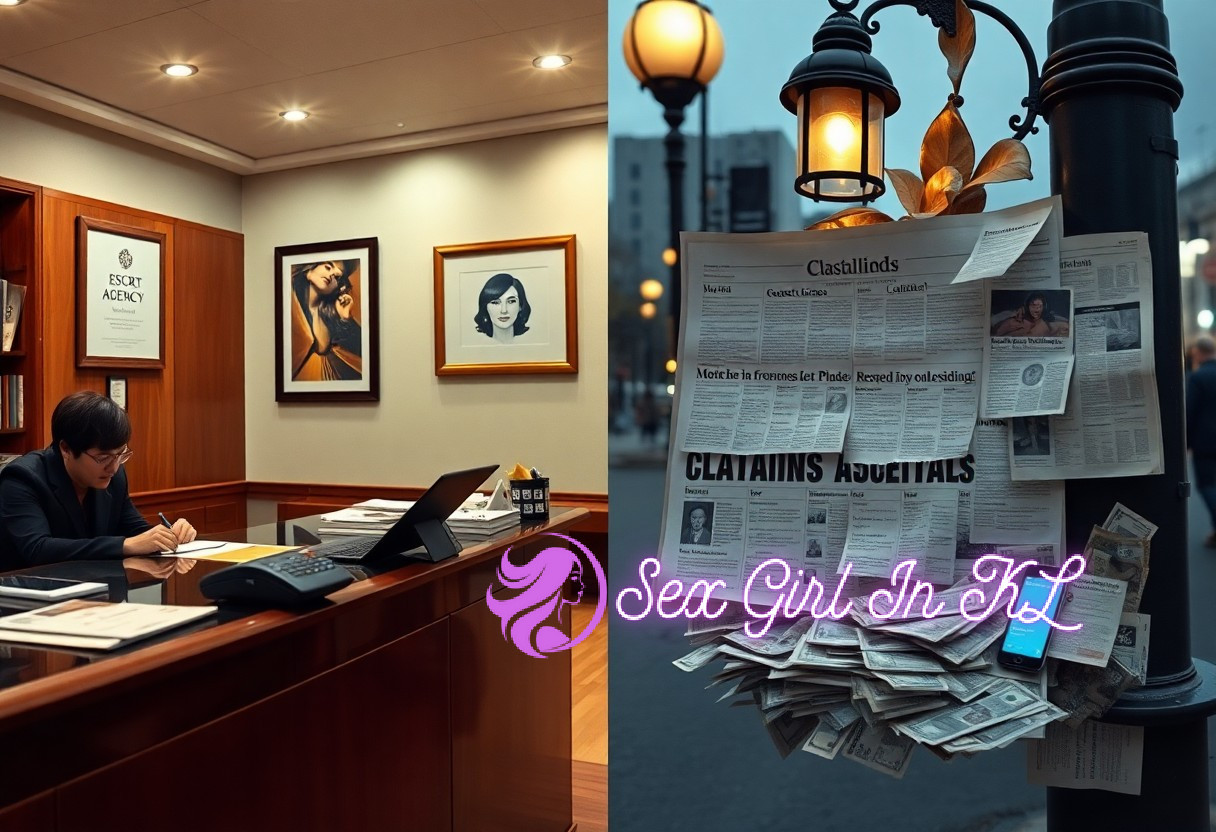 Man in office desk writing, newspaper and money on pole outside