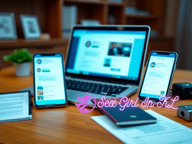 Laptop, smartphones, and passport on a wooden desk, illustrating remote work and travel.